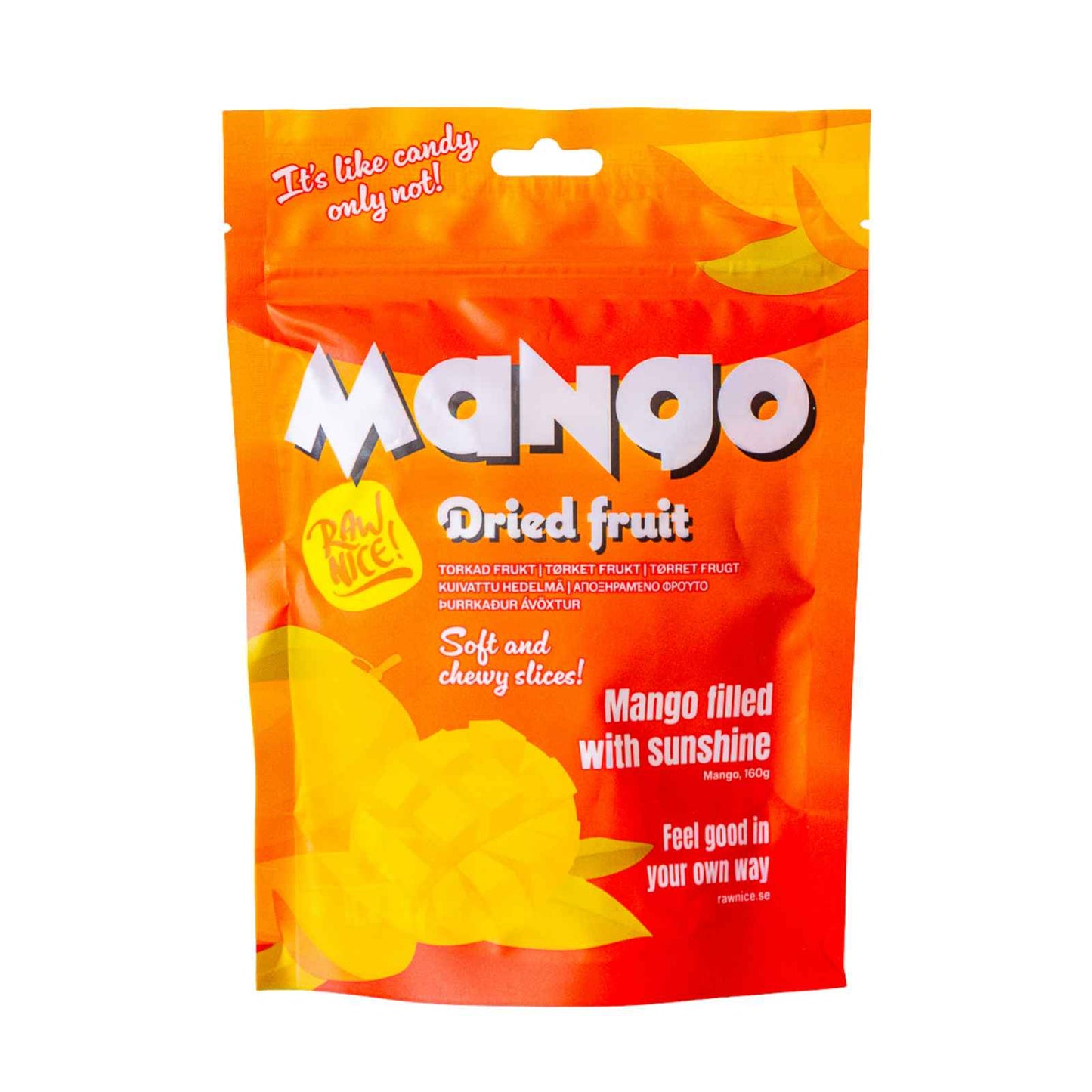 Torkad Mango 160g / Box 32 st
