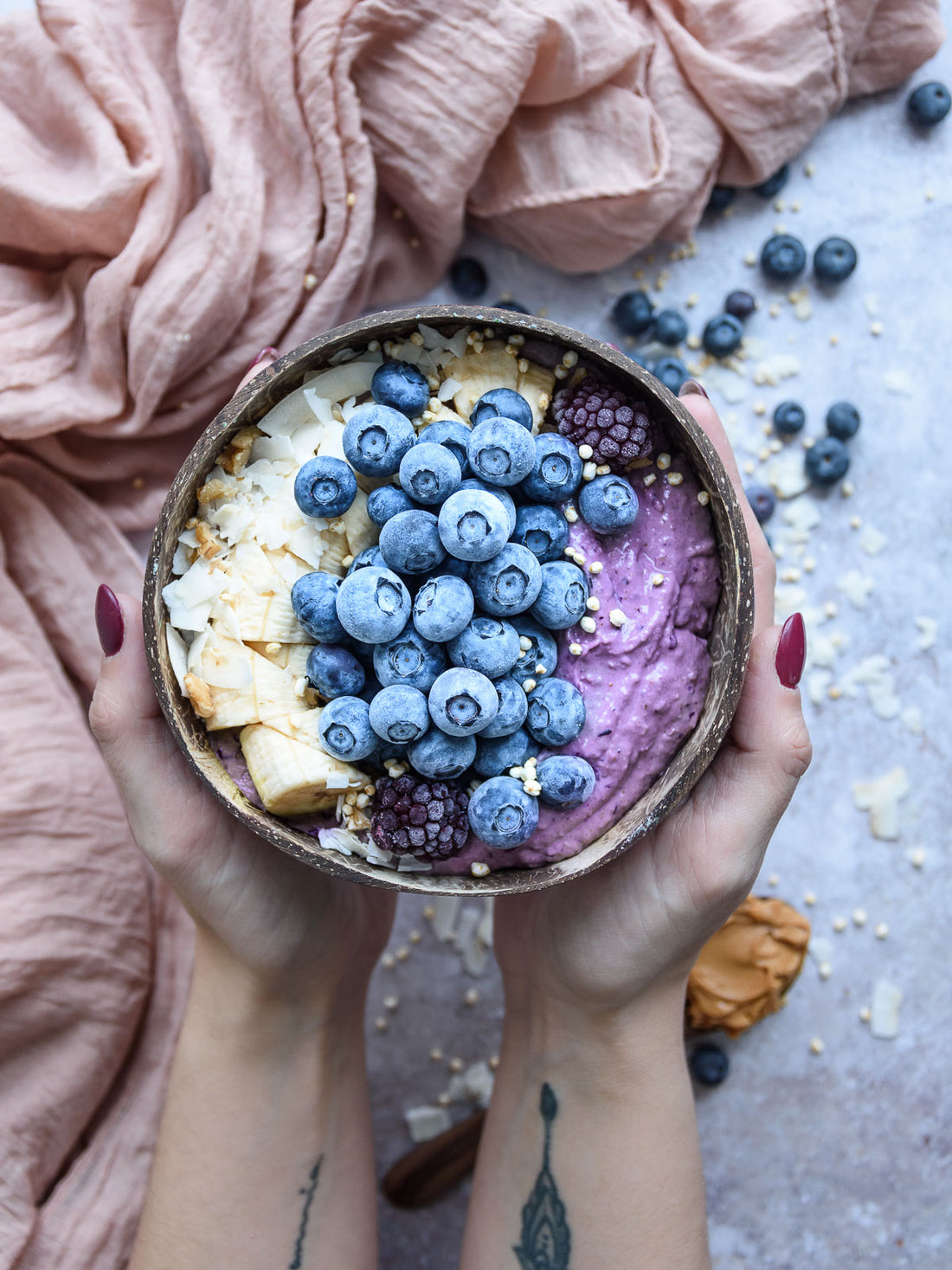 Berry Nutty Banana Smoothie