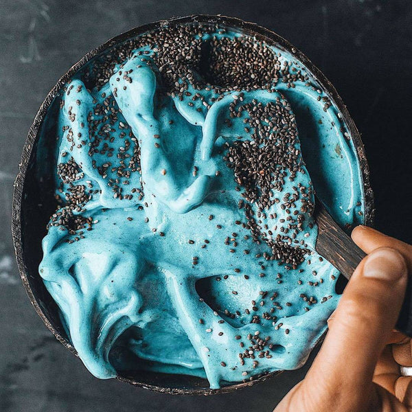 Fluffy Blue Bowl | Rawnice