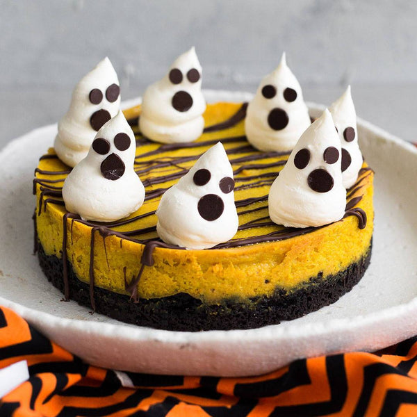 Halloween - Pumpkin Spiced Cheesecake | Rawnice