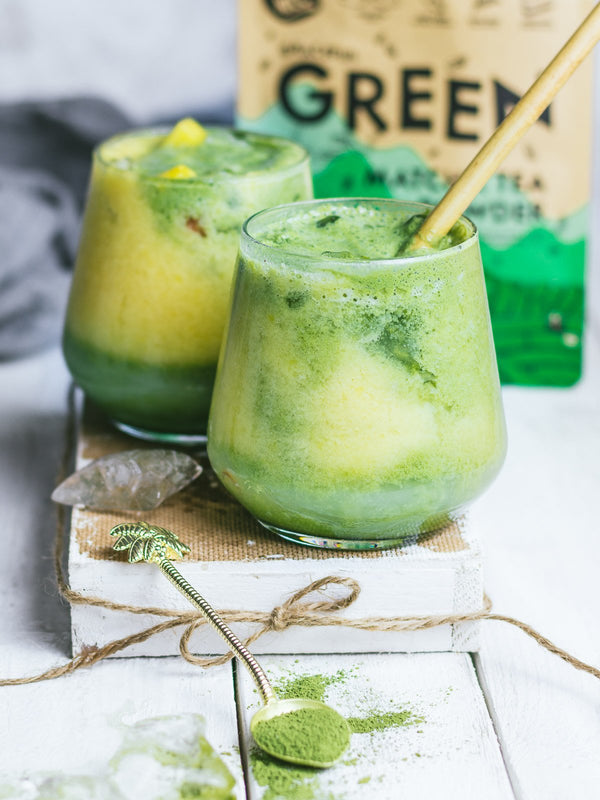 Pineapple-Mango Matcha Drink | Rawnice