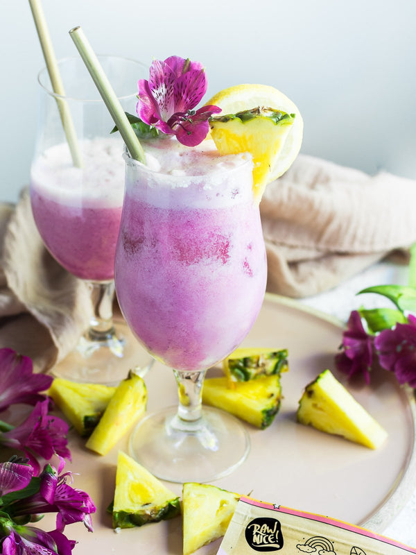 Pink Piña Colada Mocktail | Rawnice