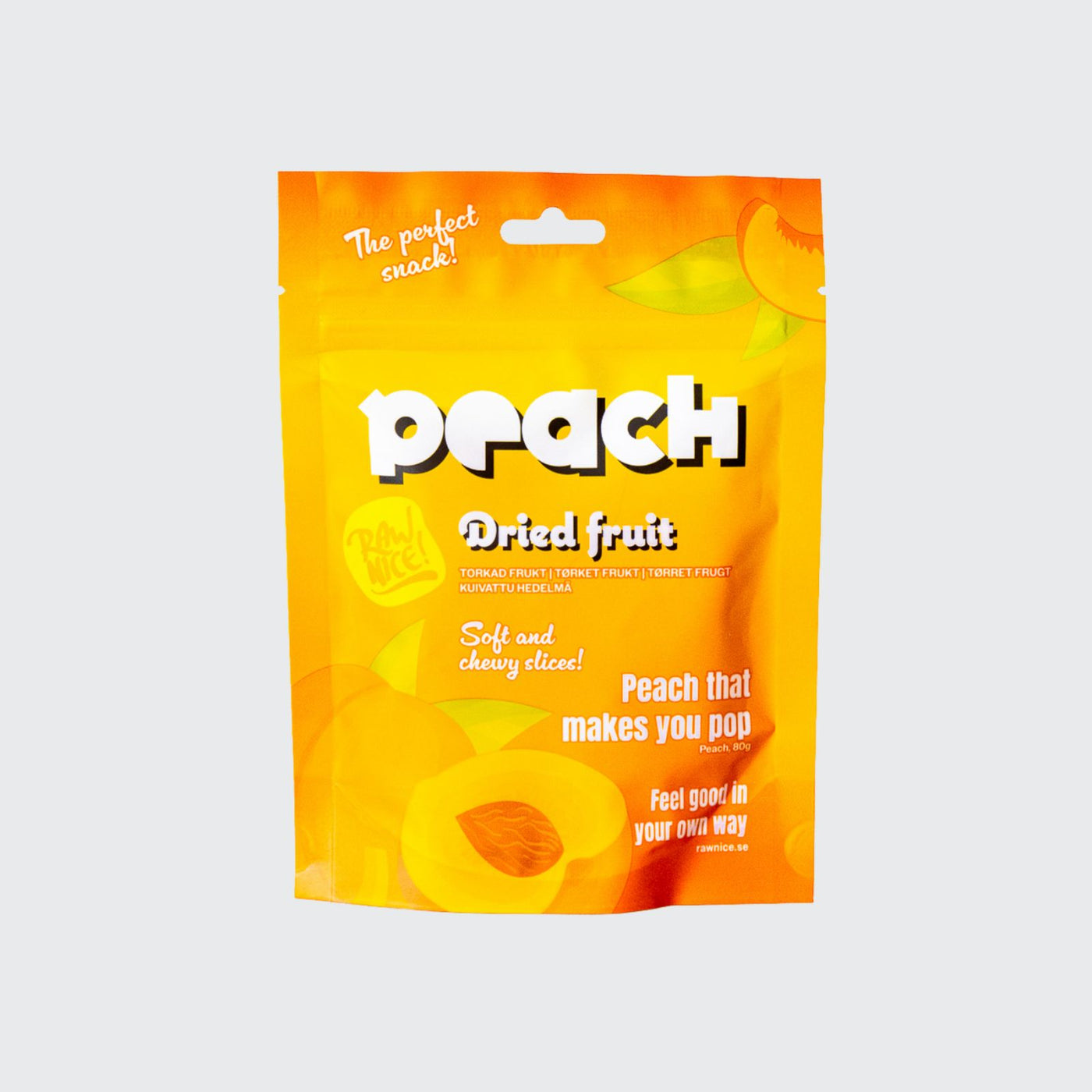 Torkad persika 80g / 18 st