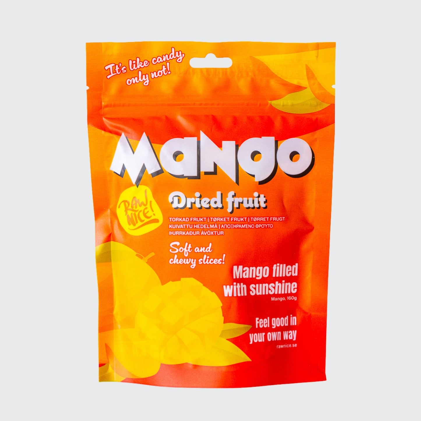 Torkad Mango 160g / Box 32 st