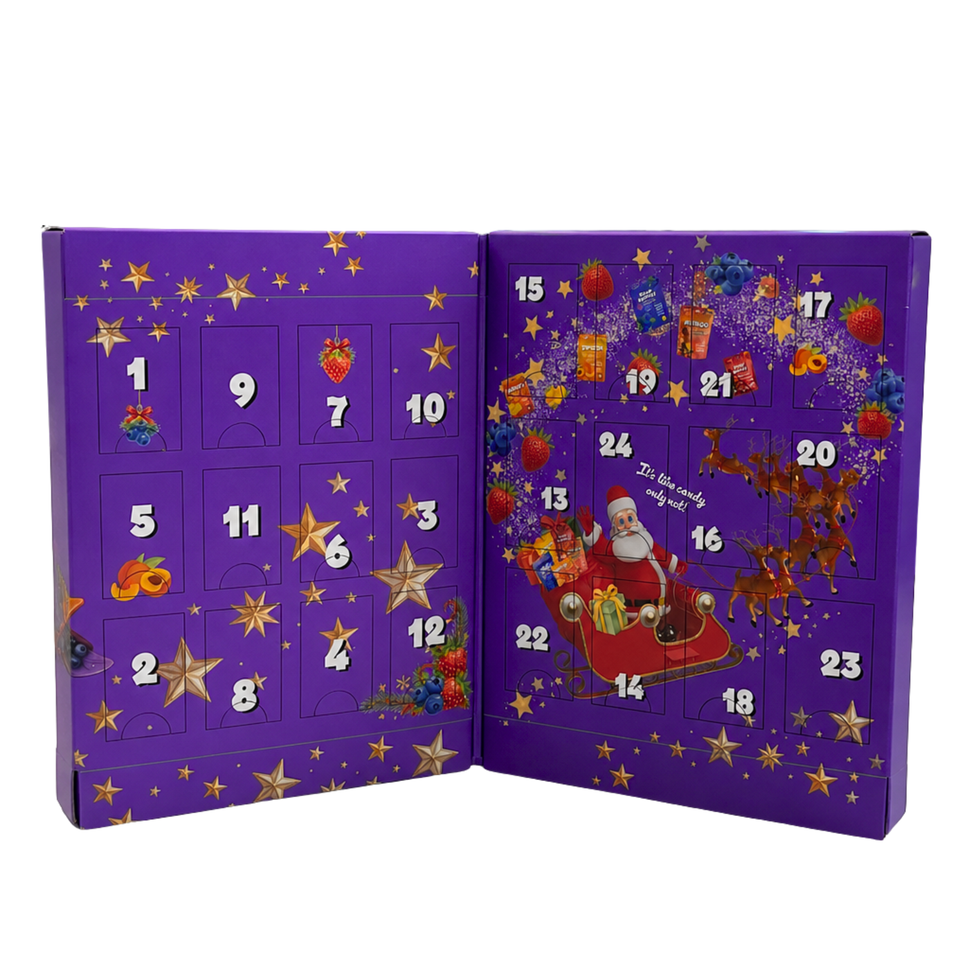 Julkalender med torkad frukt 480g